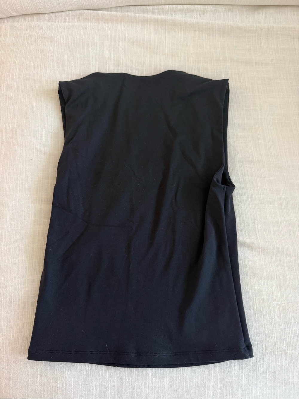 Women's Black Square-Neck Tank Top - Picture 4 of 5